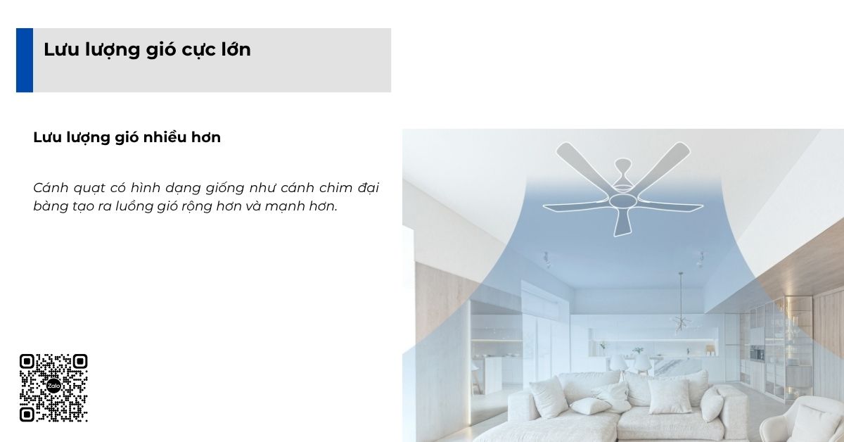 Quạt trần Panasonic F‑60DGN – 5 Cánh, Wi‑Fi, Đèn LED – Không Gian Hiện Đại, Điều Khiển Thông Minh